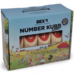 Sommarlek strand & trädgård - BEX Nummerkubb kubbspel