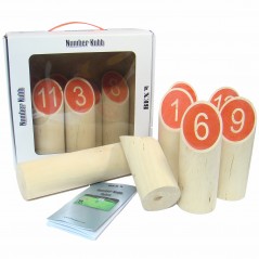 Sommarlek strand & trädgård - BEX Nummerkubb kubbspel