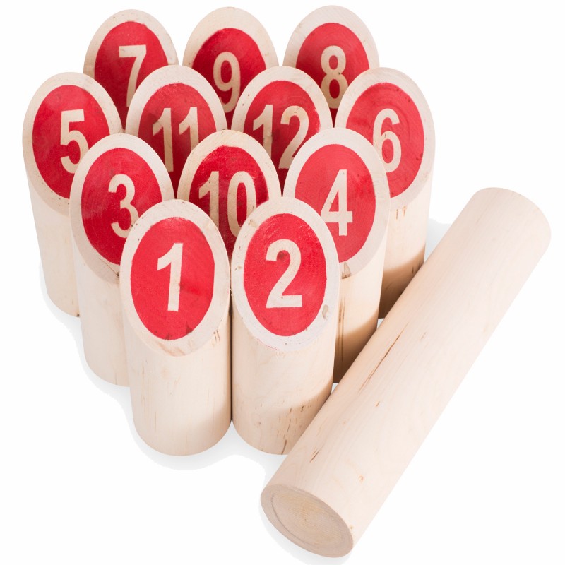 Sommarlek strand & trädgård - BEX Nummerkubb kubbspel