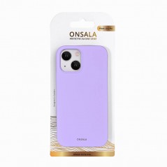 Skal och fodral - Onsala mobilskal till iPhone 12 / 12 Pro i lila silikon