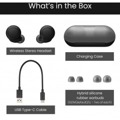 Trådlösa hörlurar - Sony WF-C500 True Wireless hörlurar och headset in-ear