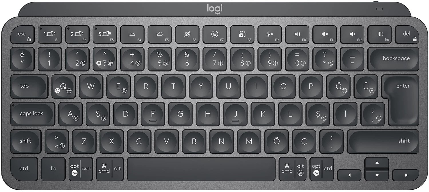 Logitech MX Keys Mini trådlöst bakbelyst Bluetooth-tangentbord för PC/Mac