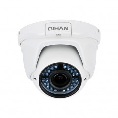 Digital videokamera - Qihan 4MP övervakningskamera med IR för inom- och utomhusbruk (microSD/LAN)
