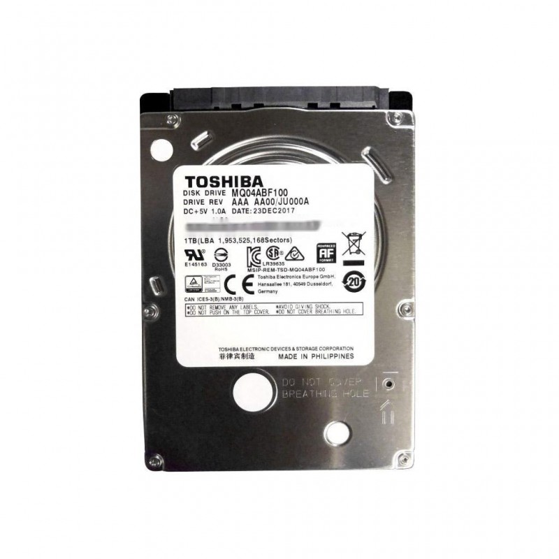 Hårddiskar - Toshiba 1TB SATA3 hårddisk - 5400 RPM - 32MB - 2.5-tums - 7mm - Ny i bulk