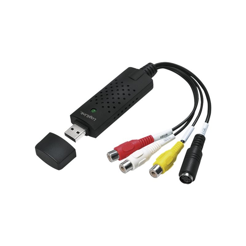 Kameratillbehör - Logilink USB-videoinspelare för digitalisering från S-Video och komposit