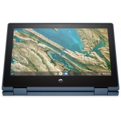 Laptop 12" beg - HP Chromebook x360 11 G3 EE 11.6" Touch 4GB 32GB Blå (beg med små märken skärm)