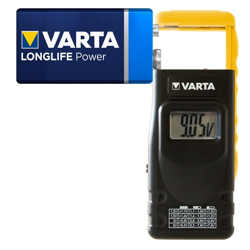 Batterier & batteritestare - VARTA digital batteritestare med LCD