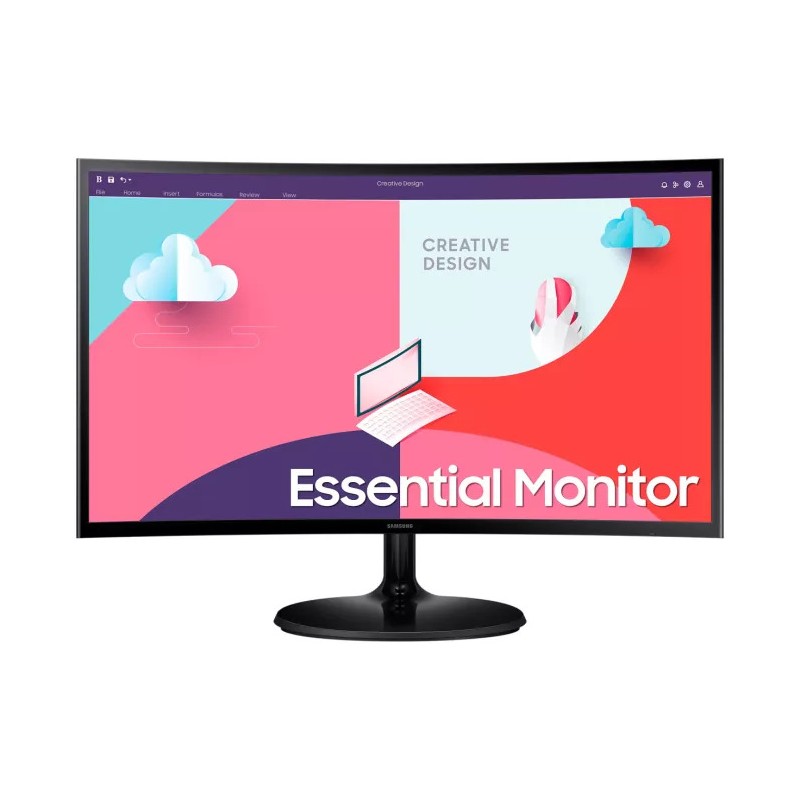 25 - 34" Datorskärm - Samsung S27C364EAU Curved 27" LED-skärm med VA-panel (välvd)