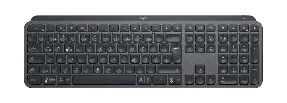 Logitech MX Keys S trådlöst bakbelyst tangentbord för PC/Mac med Unifying och Bluetooth