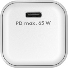 Laddare och kablar - NANO GaN Strömadapter med USB-C PD 65W och snabbladdning (Kompakt) (datorladdare)