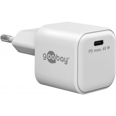 NANO GaN Strömadapter med USB-C PD 65W och snabbladdning (Kompakt) (datorladdare)