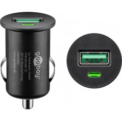 Laddare och kablar - Snabbladdande QC3.0 18W billaddare med USB