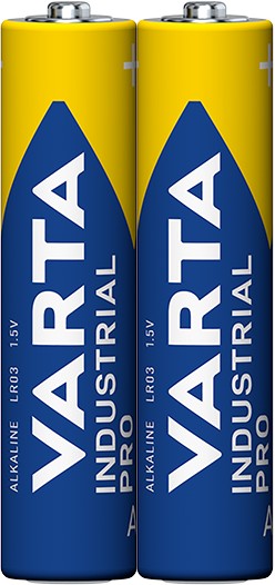 Varta Industrial Pro alkaliskt batteri 2-pack AAA-batterier LR03