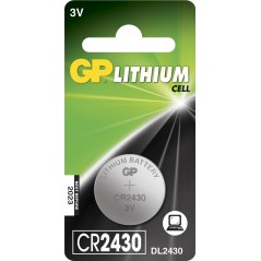 GP CR2430 Lithium batteri 1-Pack knappcellsbatteri