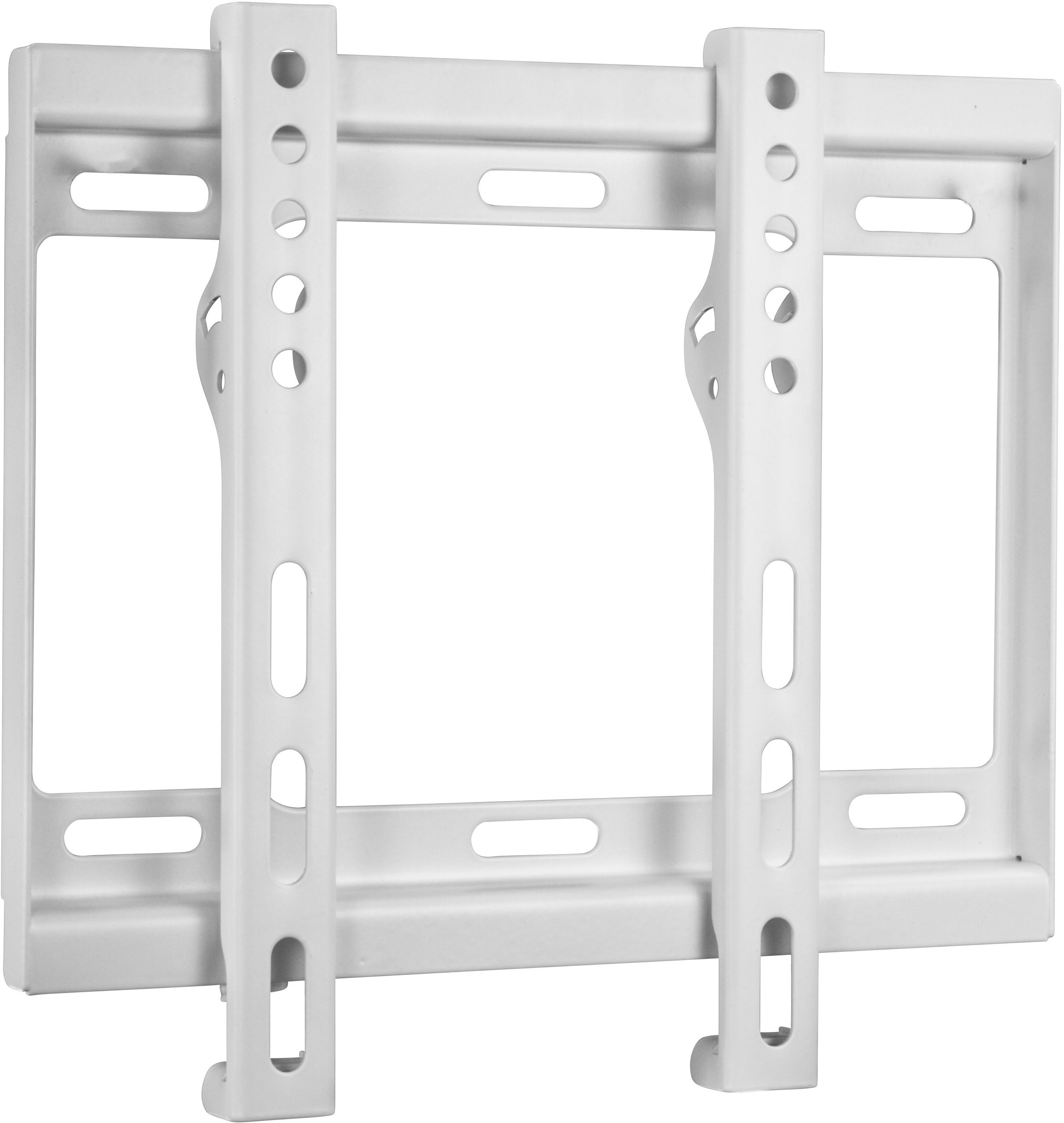 Väggfäste för TV/skärm 23-42" max 40 kg VESA 75 till 200 (vit)
