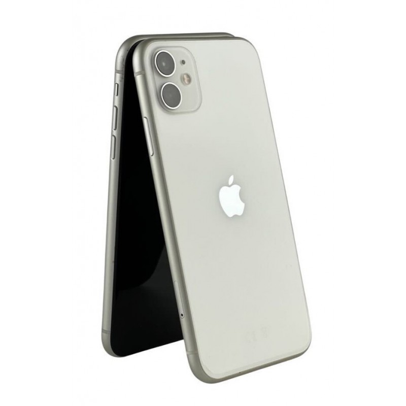 iPhone begagnad - iPhone 11 128GB White med 1 års garanti (beg)