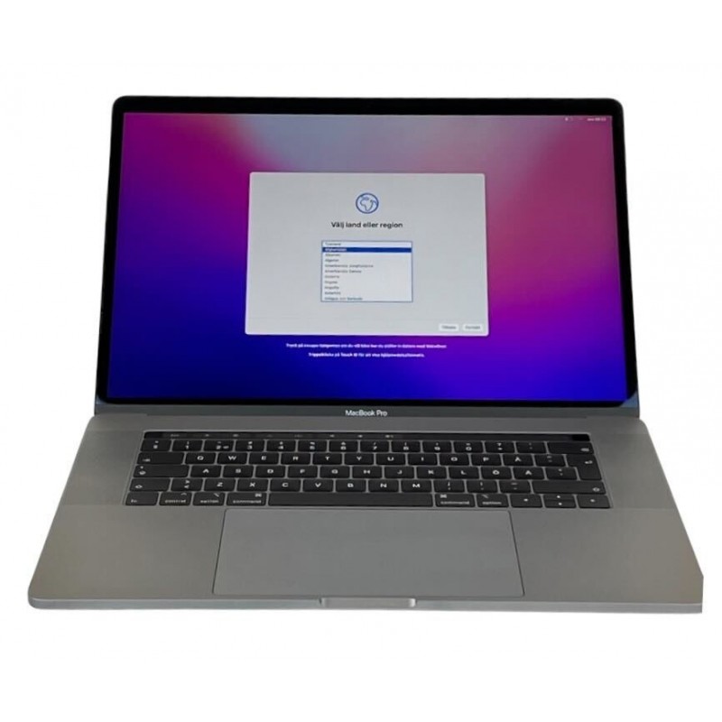 Begagnad MacBook Pro - MacBook Pro 15-tum 2018 i7 16GB 512SSD Space Gray (beg med små märken skärm)