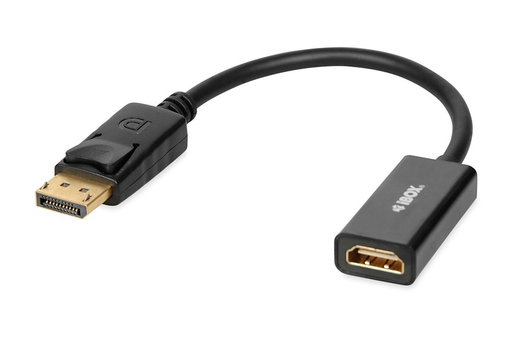 iBOX DisplayPort till HDMI-adapter med 4K 30Hz och ljud