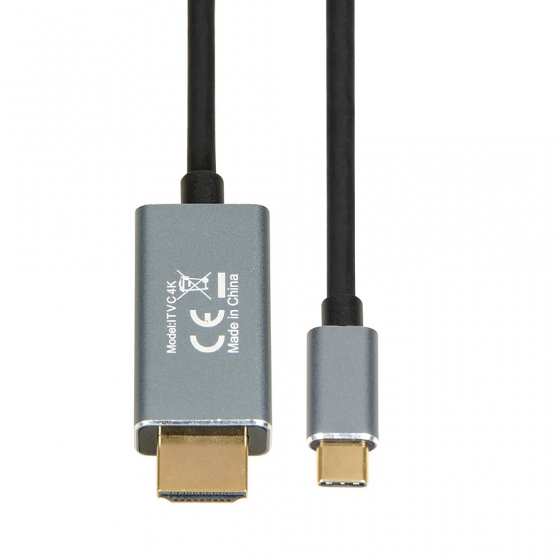 Skärmkabel & skärmadapter - iBOX USB-C till HDMI-kabel 1.8m (4k @ 60 Hz)