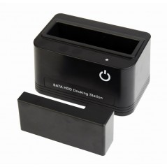 Dockningsstation för hårddisk - USB 2.0-dockningsstation för 2.5" och 3.5" SATA-hårddiskar