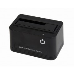 Dockningsstation för hårddisk - USB 2.0-dockningsstation för 2.5" och 3.5" SATA-hårddiskar