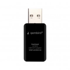 Trådlösa nätverkskort - Trådlöst WiFi USB-nätverkskort med Dual Band 2.4GHz/5GHz 1300Mbps
