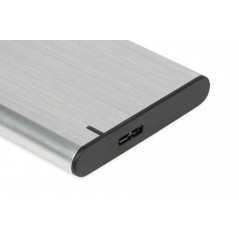 Kabinett för hårddisk - iBOX USB 3.2-kabinett för intern 2.5" SATA-hårddisk, silver