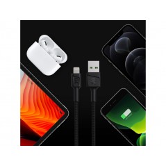 Laddare och kablar - Green Cell Lightningkabel i flera längder med quick charge 2.4A