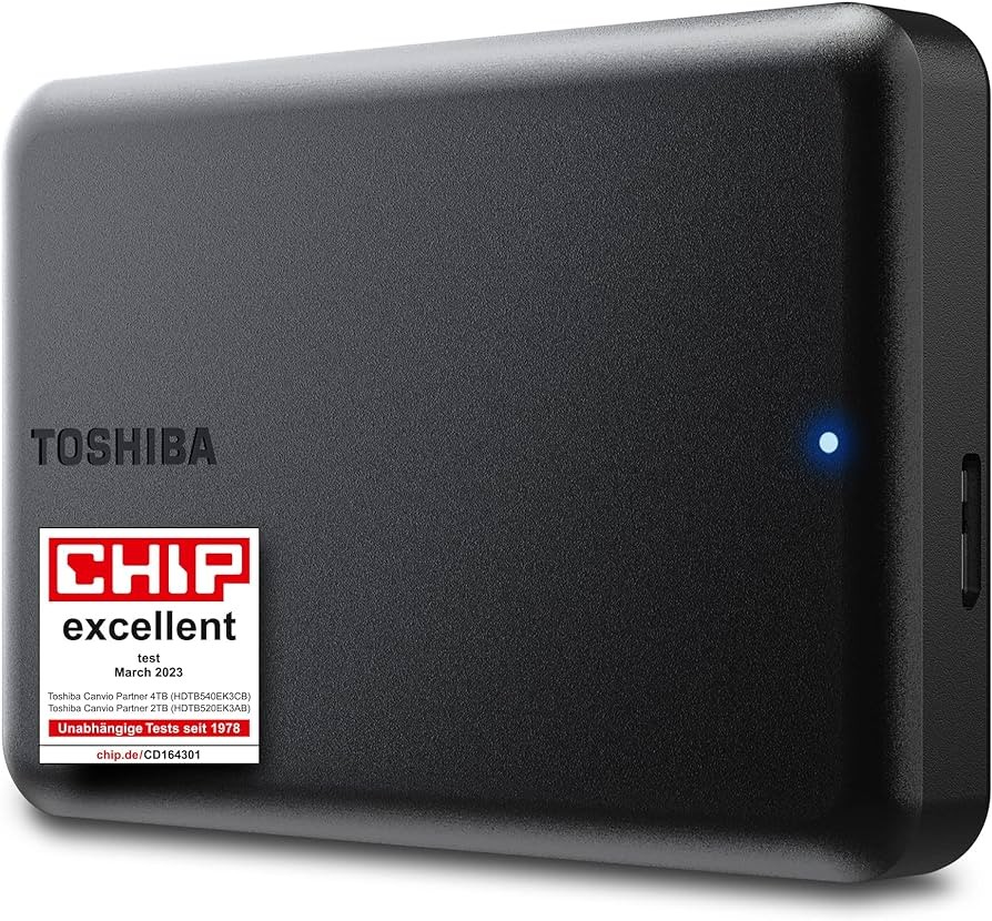 Toshiba extern hårddisk 2TB USB 3.2 Gen 1 USB 2.0