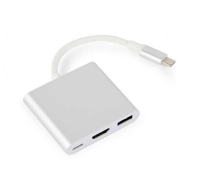 Gembird USB-C till HDMI/USB 3.0/USB-C-adapter 4K UHD