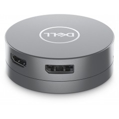 Skärmkabel & skärmadapter - Dell USB-C 6-1 multiportadapter med USB 3.2, HDMI, DisplayPort, LAN