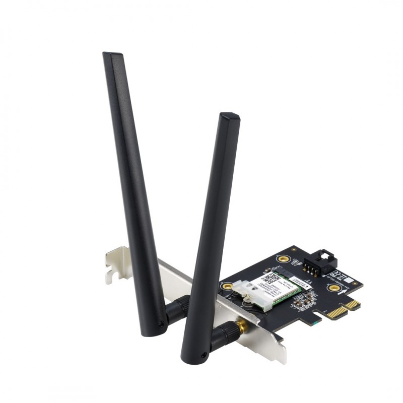 Trådlösa nätverkskort - Asus trådlöst PCIe WiFi 6 nätverkskort med Bluetooth 5.2