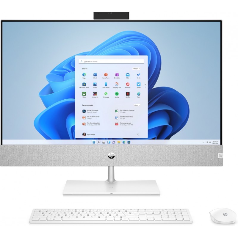 All-in-one-dator - HP Pavilion All-in-One 27-ca1087no 27" QHD i7 16GB 1 TB SSD 3050 4GB Win 11