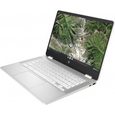 Laptop 14-15" - HP Chromebook x360 14a-ca0016no 14" Full HD Touch Intel DualCore 4GB 64GB Ceramic White