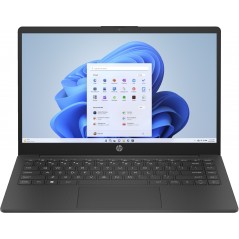 Laptop 14-15" - HP 14-em0024no 14" HD Ryzen 3 8GB 256GB SSD Win 11 S Jet Black