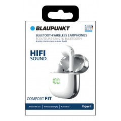 In-ear - Blaupunkt BLP 4899 True Wireless In-ear, Vit/Silver