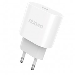 Dudao 20 Watt AC-adapter väggladdare med USB-C (utan kabel)