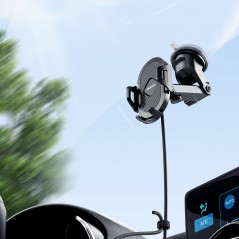 Mobilhållare - Dudao F2S bilhållare med sugkopp för mobil 4.7 till 8 tum