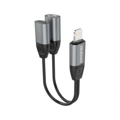 Övriga tillbehör - Dudao L17i+ Lightning till 3.5mm ljud-adapter med laddning