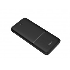 Portabla batterier - Deltaco Powerbank 10 000 mAh, 2x USB-A, 1x USB-C, QuickCharge max 20W, svart