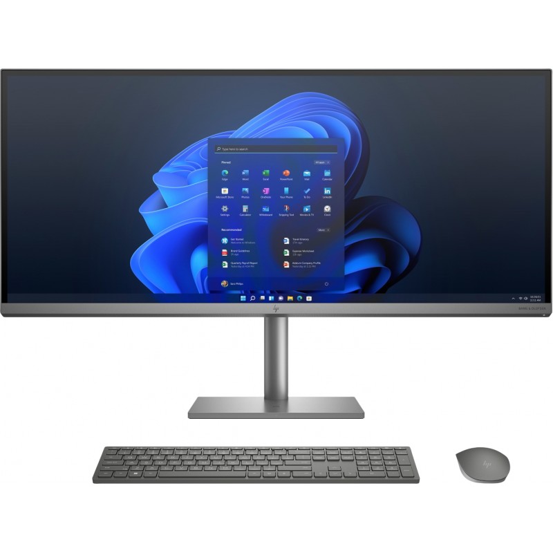 All-in-one-dator - HP ENVY All-in-One 34-c1422no 34" 21:9 5K i7-12 16GB 1TB SSD 3060 6GB Win 11 Pro Turbo Silver demo
