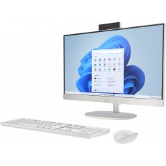 All-in-one-dator - HP All-in-One 24-cr0824no 24" Full HD Ryzen 5 8GB 512GB SSD Win 11 Shell White