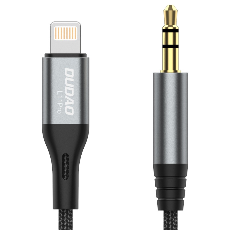 Övriga tillbehör - Dudao L11PRO Lightning till 3.5mm ljud-kabel