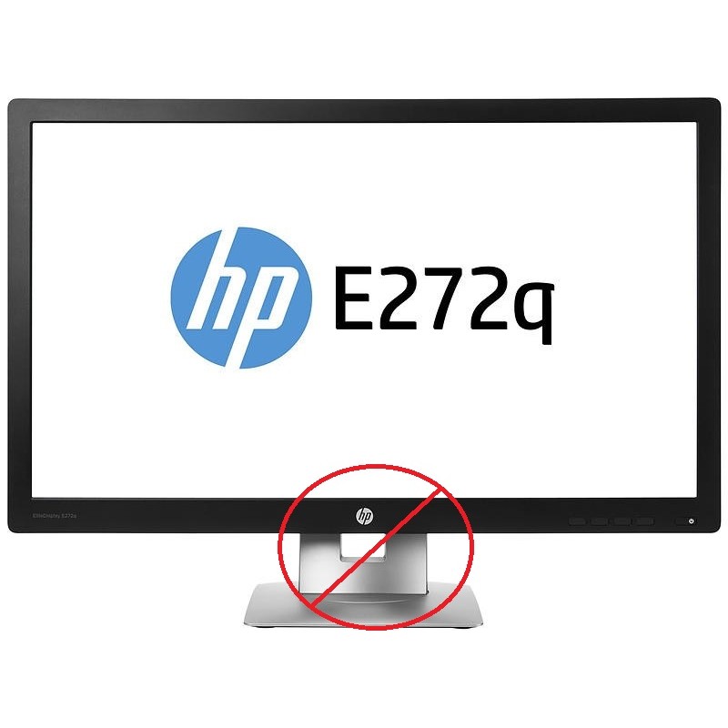 Skärmar begagnade - HP EliteDisplay E272q 27" 2K 1440p IPS-skärm med USB-hubb (beg utan fot - kan köpas separat)