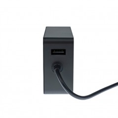 Microsoft Surface laddare - Greencell laddare till Microsoft Surface Pro, Surface Laptop, Surface Book mfl om 60W+5W USB-A