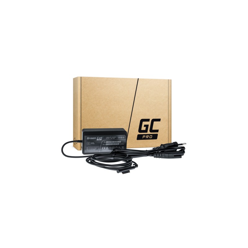 Microsoft Surface laddare - Greencell laddare till Microsoft Surface Pro, Surface Laptop, Surface Book mfl om 60W+5W USB-A