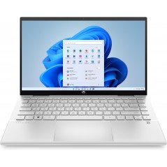 Laptop 14-15" - HP Pavilion x360 14-dy0803no 14" Pekskärm Full HD Intel 8GB 128GB SSD Windows 11 S Natural Silver