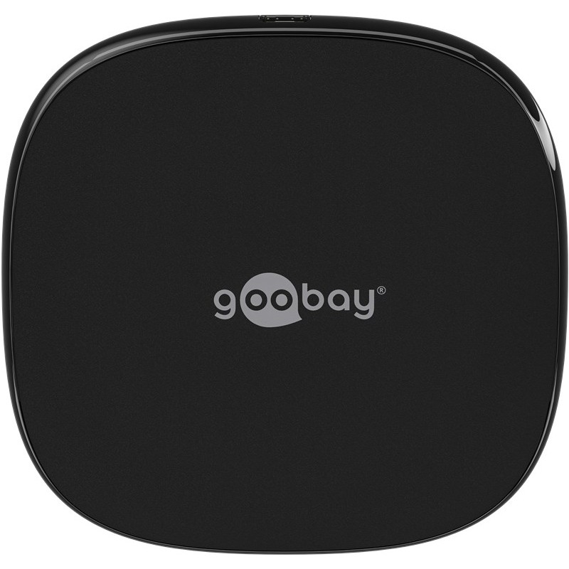 Trådlös laddare mobiltelefon - Goobay trådlös QI-laddare med 15W snabbladdning