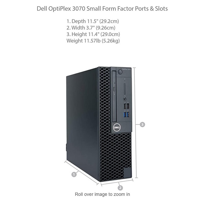 Dell OptiPlex 3070 SFF i5-9 8GB 256SSD Windows 11 Pro (beg) med gar...