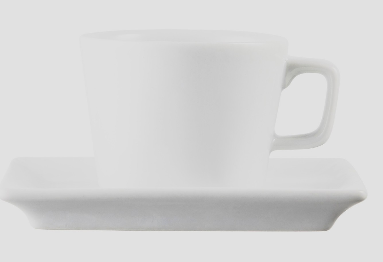 Funktion Espresso-servis 4st 10CL koppar och fat